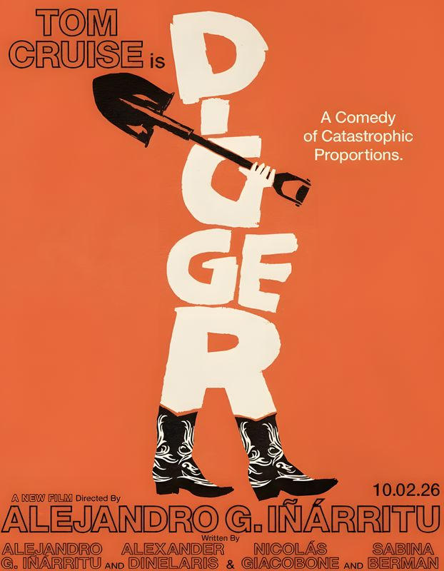 Digger affiche du film d’aventure et drame, sortie cinéma 20 septembre 2026.