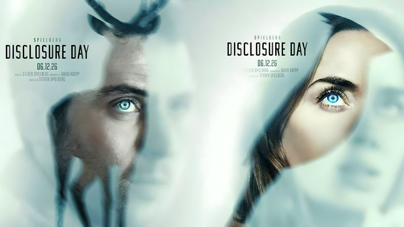 Disclosure Day affiche du film thriller et drame, sortie cinéma 12 mars 2026.