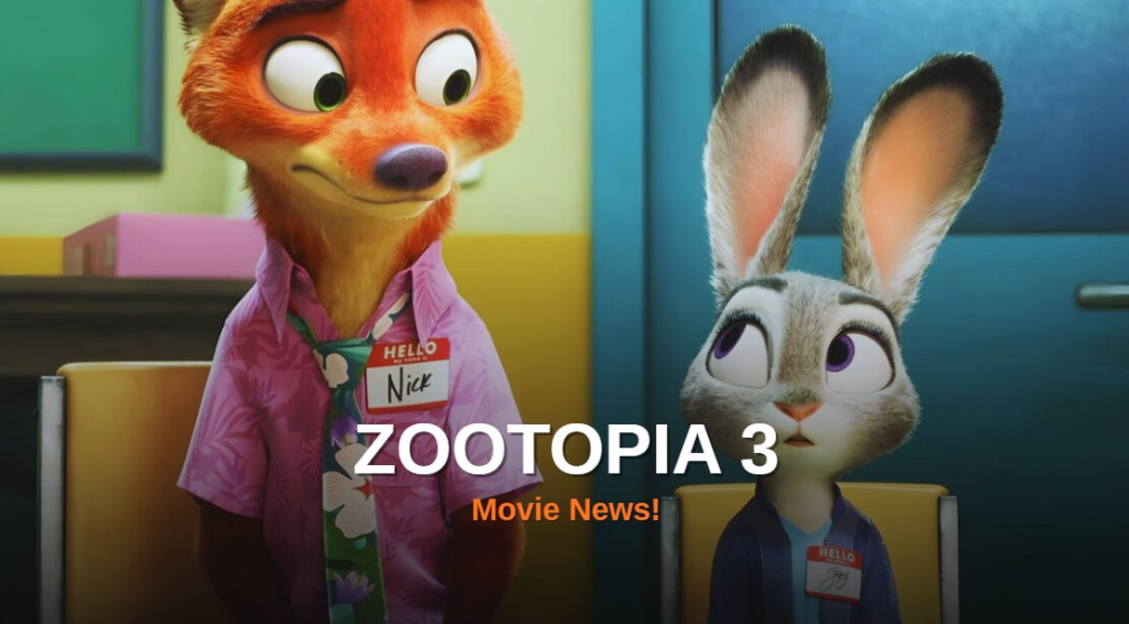 Zootopia 3 announcement and anticipation image.