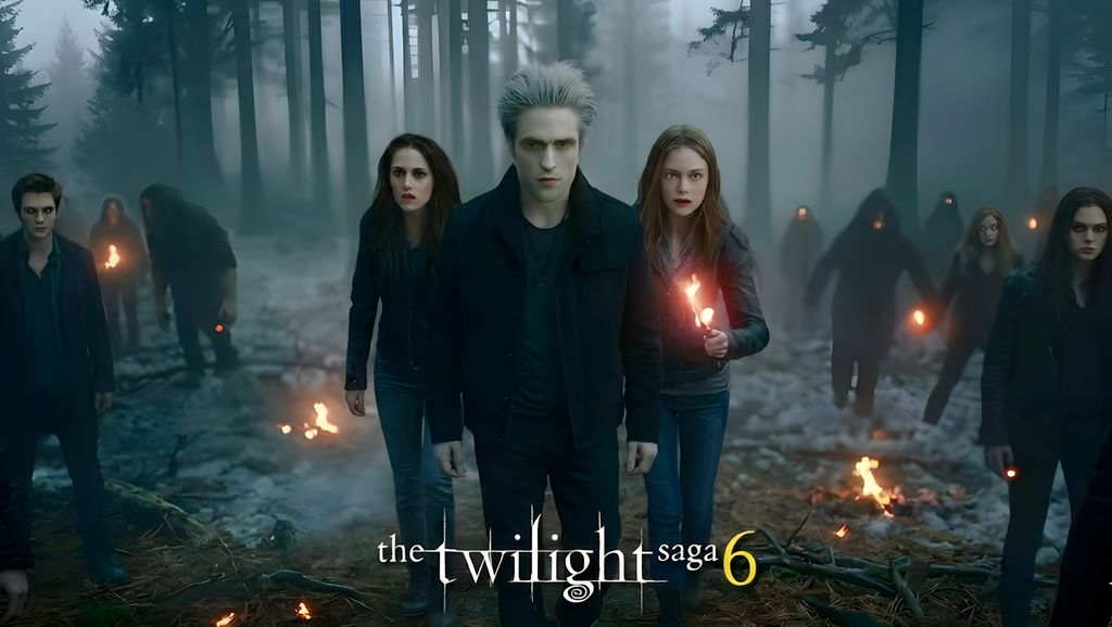 Image générée par IA représentant des fans imaginant le film Twilight 6