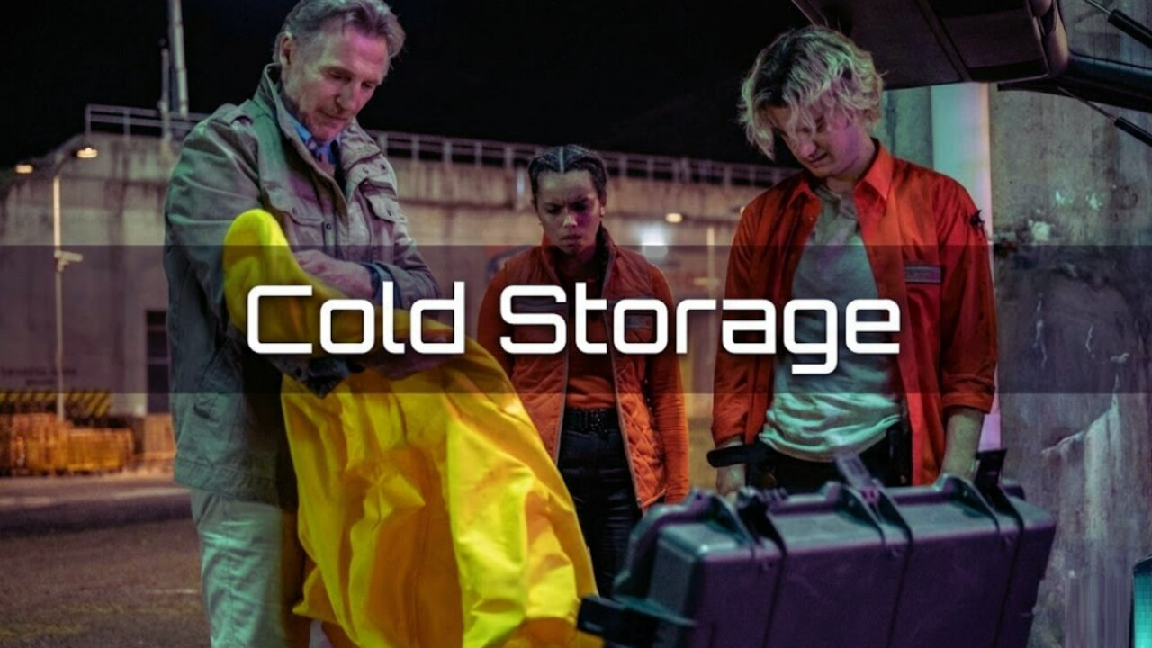 Les acteurs principaux du film Cold Storage réunis.