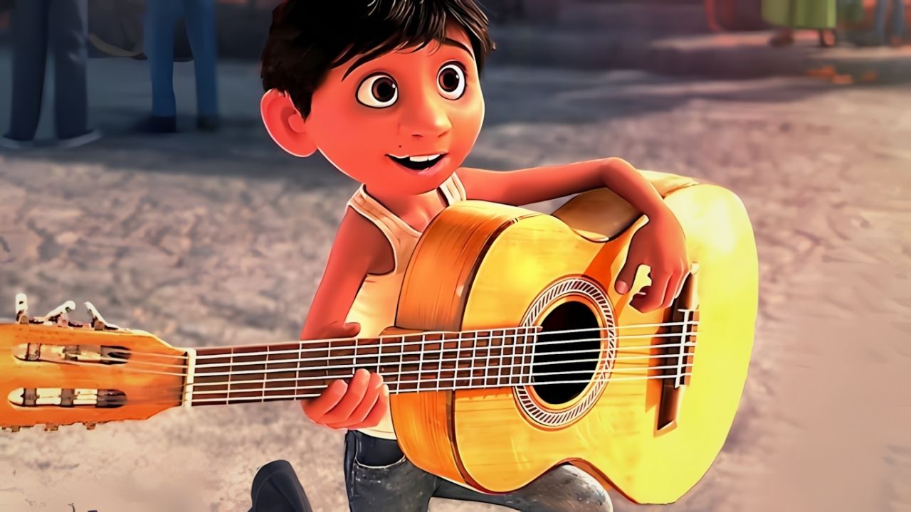 The colorful land of the dead in Coco